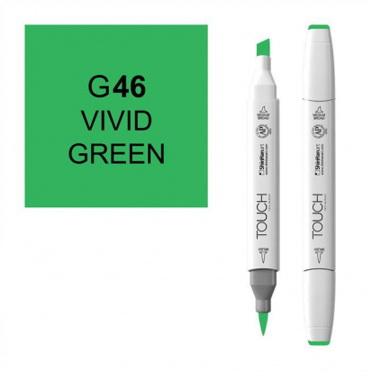 Маркер "Touch Brush" 046 яркий зеленый G46